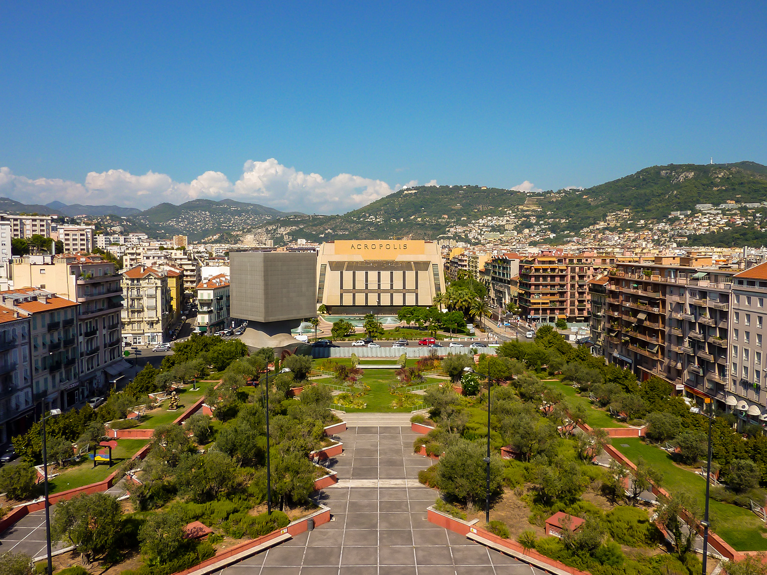 Nice, Park Promenade des Arts